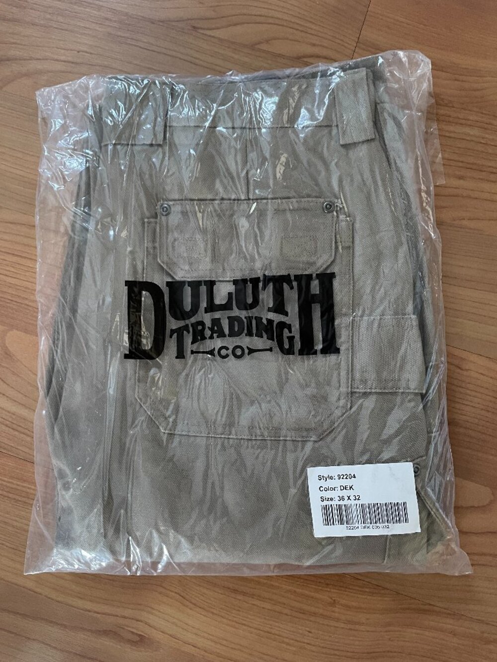 Duluth Trading Co Men's Cargo Cotton Work Pants #92204 (36x32, but see measures)